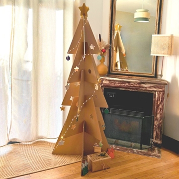 Image de Sapin de Noël en carton à décorer 2m